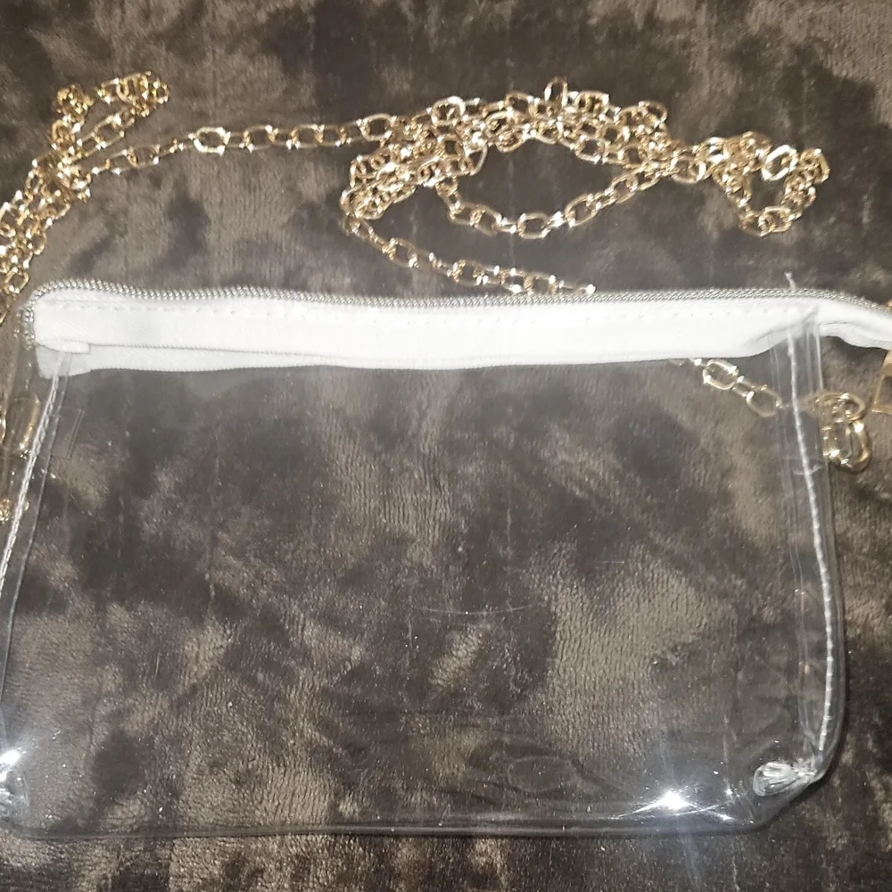 Clear Chain Strap Bag - Picture 1 of 3